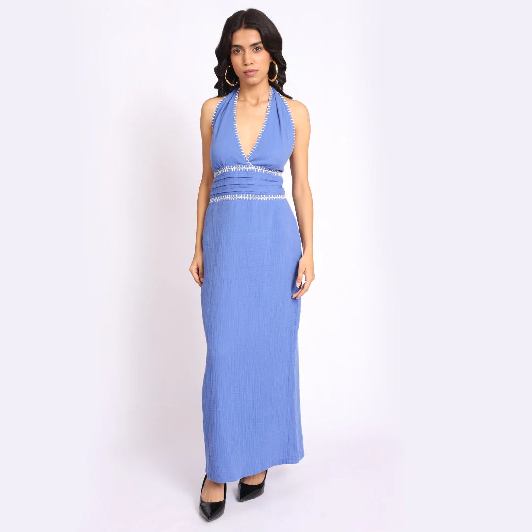 Eclipse Halter Maxi Dress