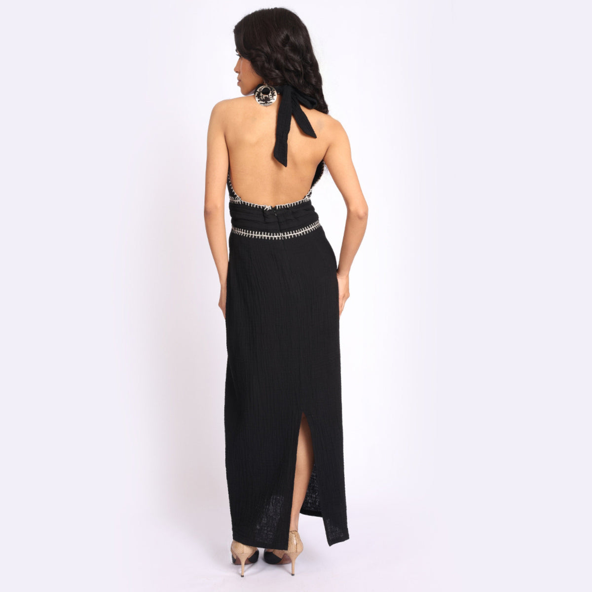 Eclipse Halter Maxi Dress