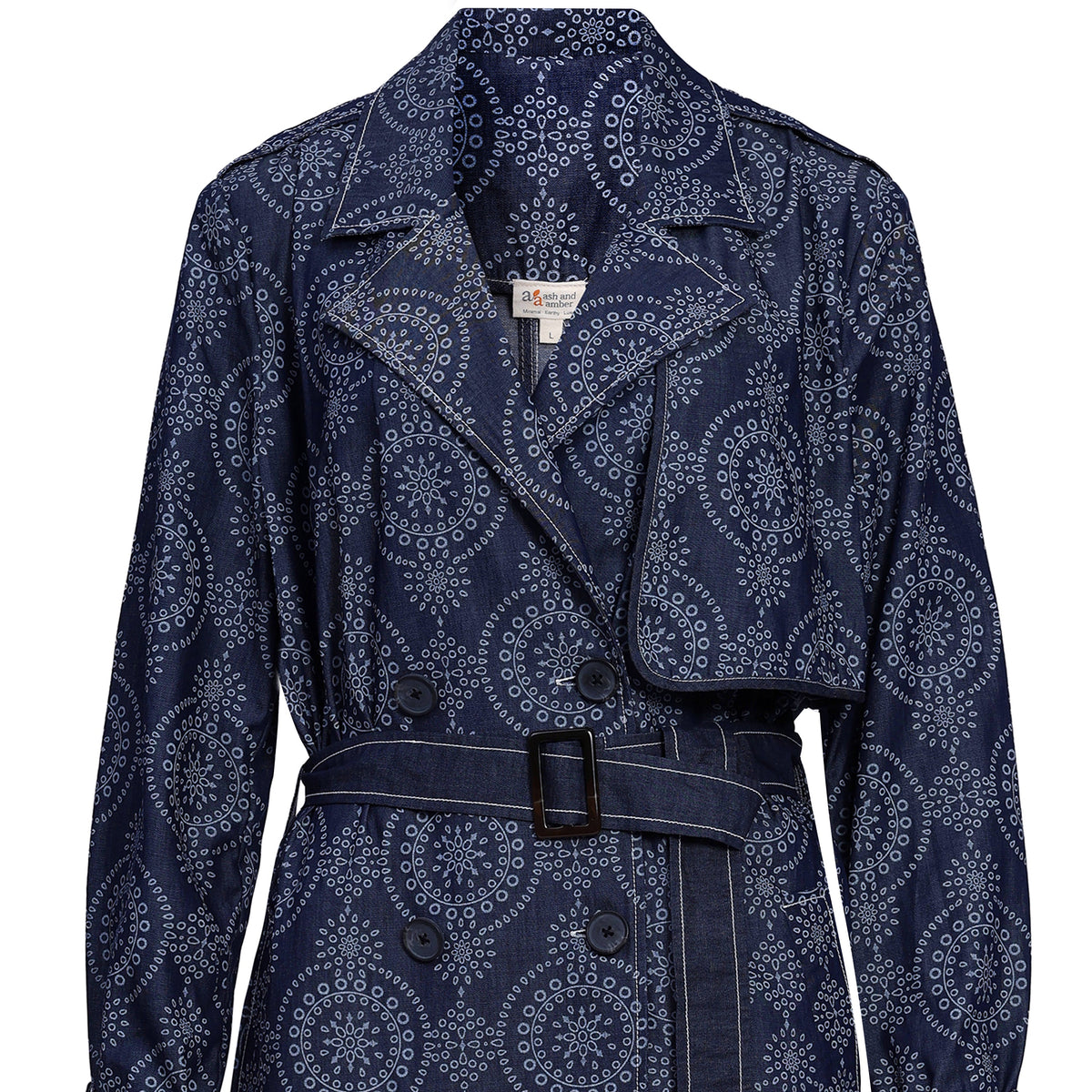 Mandala Trench Coat