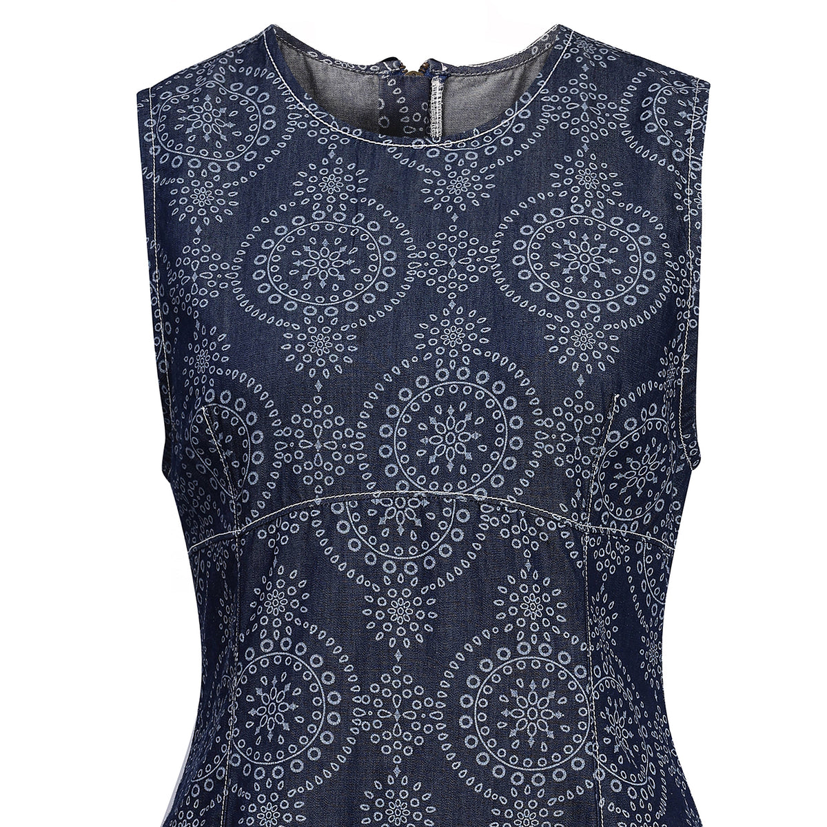 Mandala Denim Dress