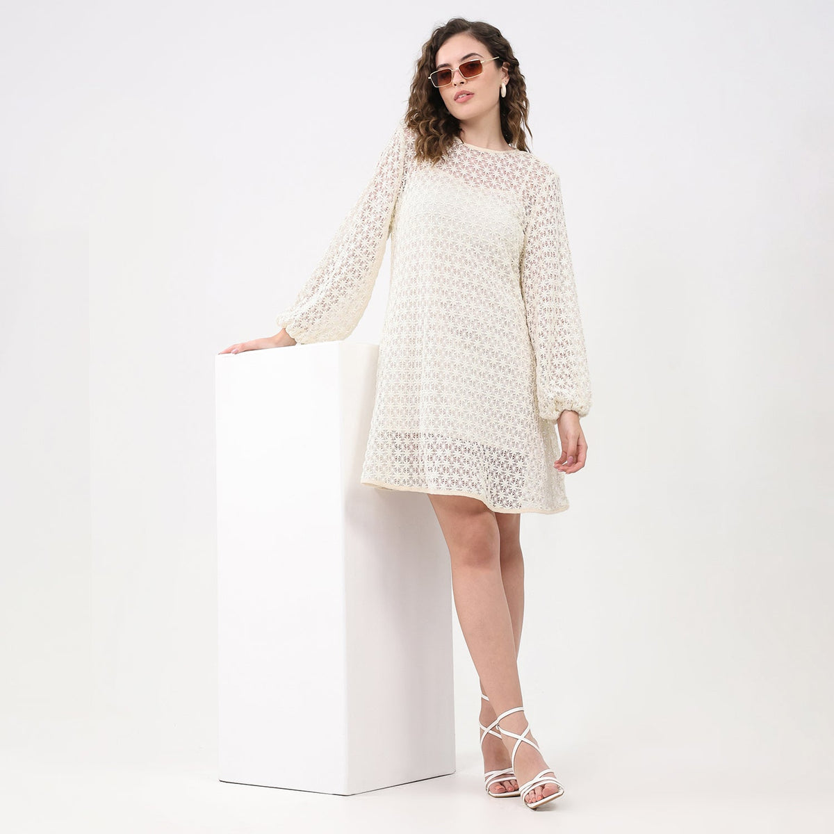 Aurora Lace Short Dress