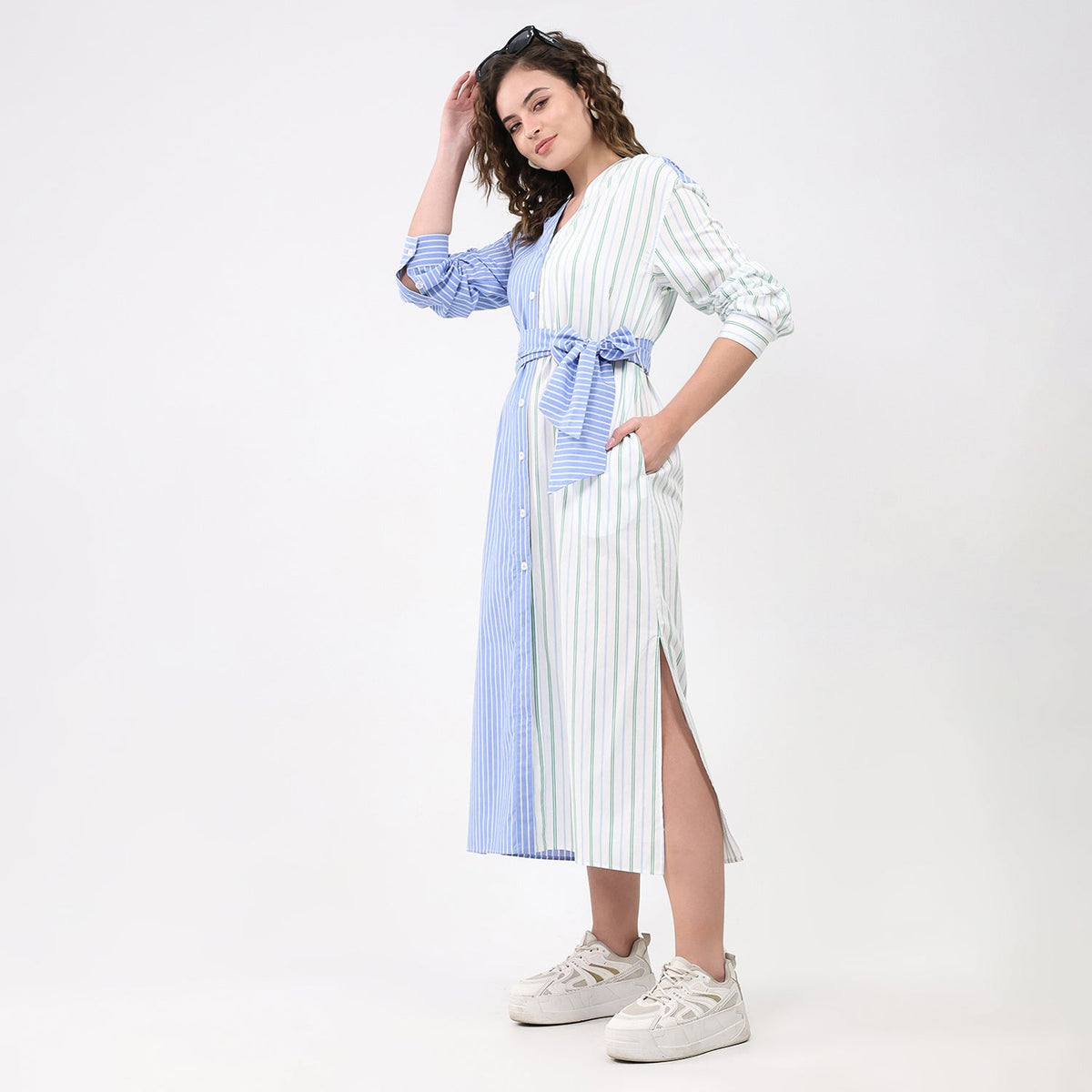 Aromasia Shirt Dress - Handcrafted Garment