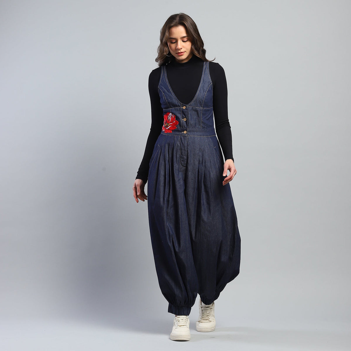 Aromasia Indigo Bloom Jumpsuit - Handcrafted Fashion