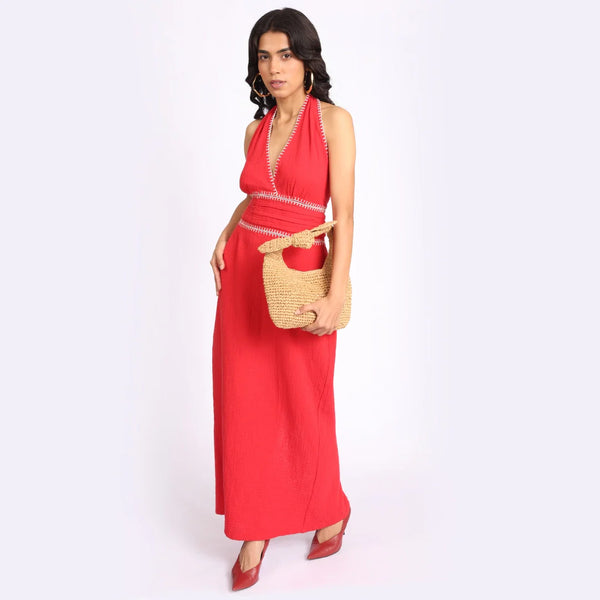 Eclipse Halter Maxi Dress