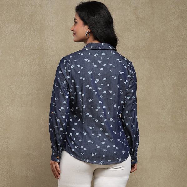 Tarang Top in Denim