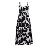 Aromasia Ink & Ivory Dress - Handcrafted Garment