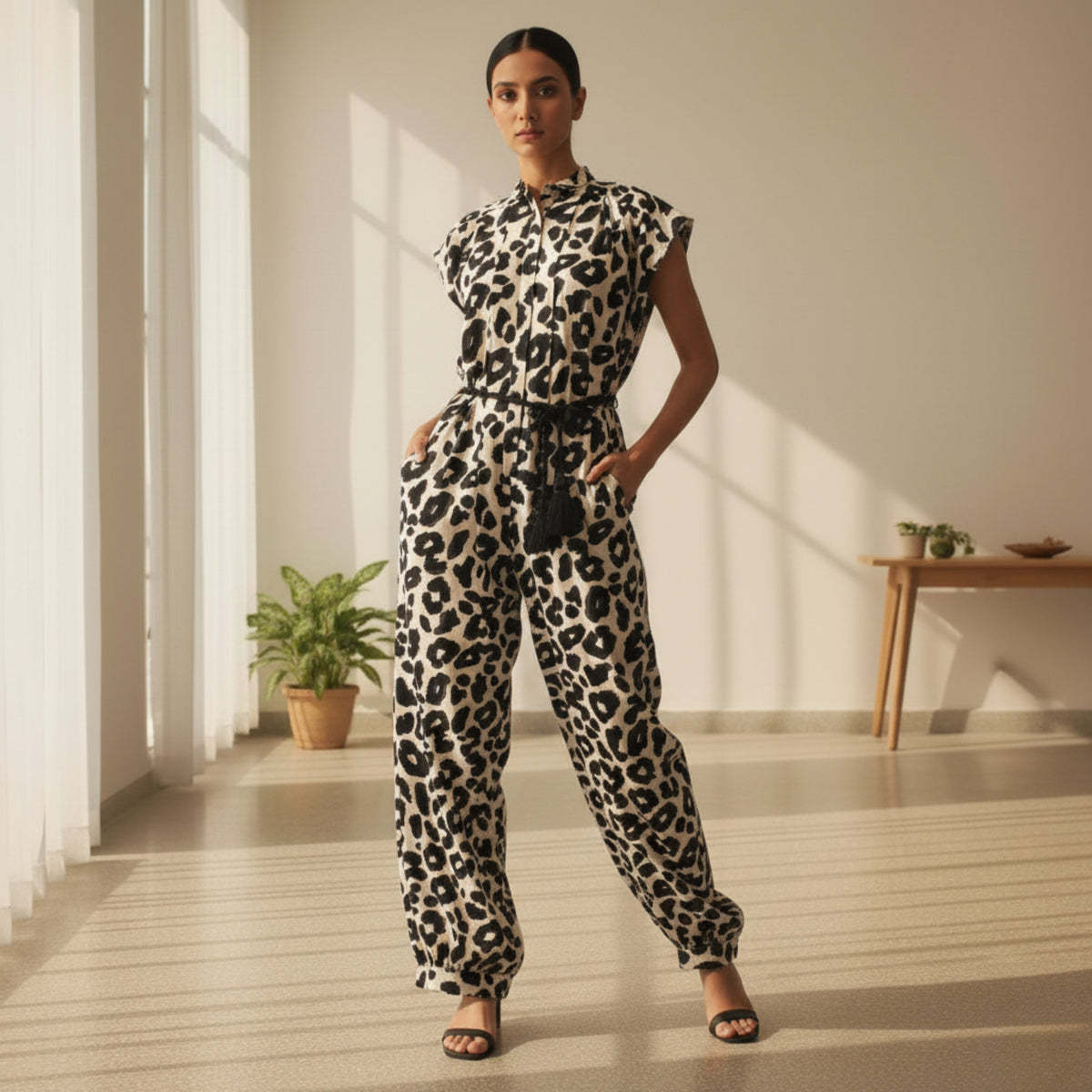 Aromasia Savannah Jumpsuit - Handcrafted Garment