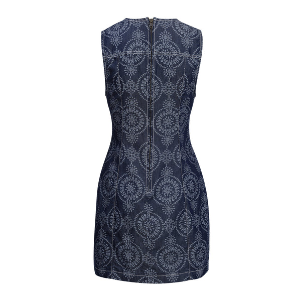 Mandala Denim Dress