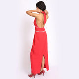 Eclipse Halter Maxi Dress