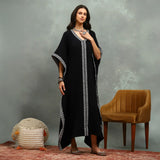 Aromasia Noir Allure Kaftan - Handcrafted Garment