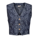 Aromasia Mandala Vest - Handcrafted Garment