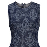 Mandala Denim Dress