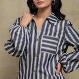 Denim Stripe Shirt (Tana Shirt)