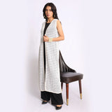 Aromasia Celeste Longline Shrug - Handcrafted Garment