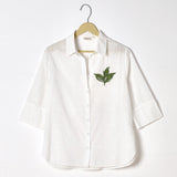 White Schiffli Shirt