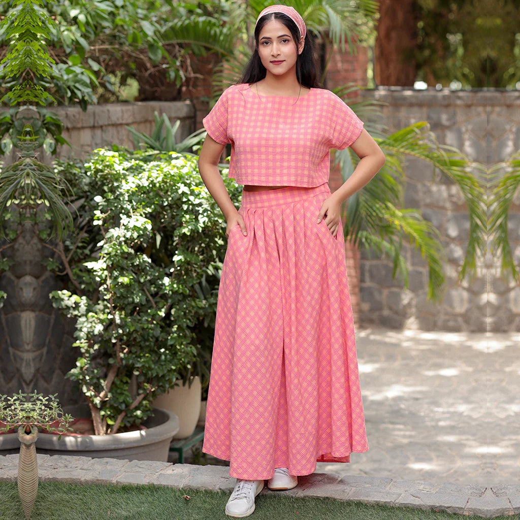 Aromasia Meher Top and Skirt set - Handcrafted Garment