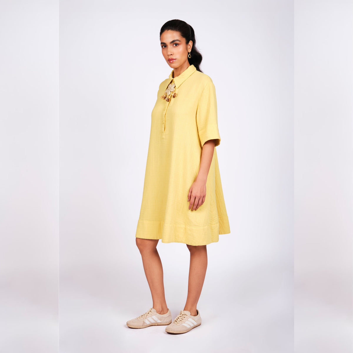 Aromasia Elan Tunic Dress - Handcrafted Garment