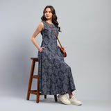 Aromasia Mandala Long Dress - Handcrafted Garment