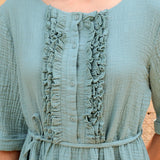 Mira A-Line Flared Frill Dress
