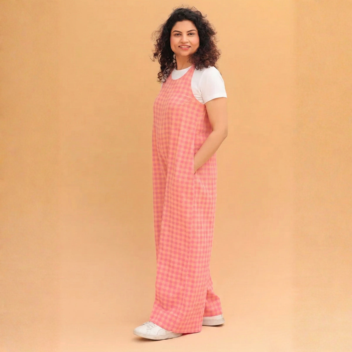 Aromasia Ira Halter Neck Jumpsuit - Handcrafted Garment