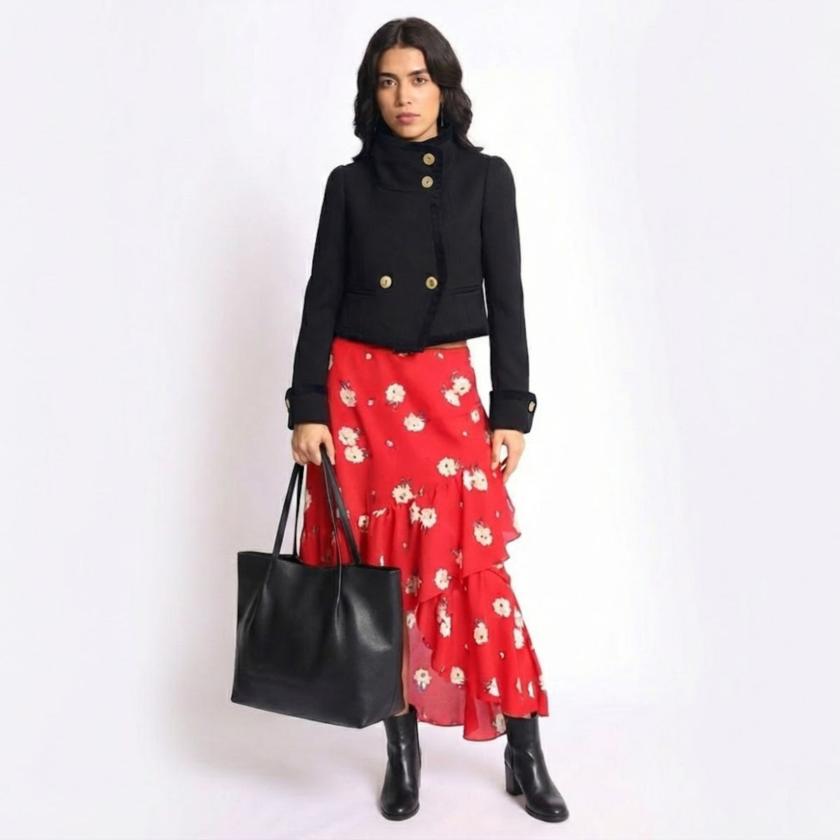 Naaz Ruffle Skirt