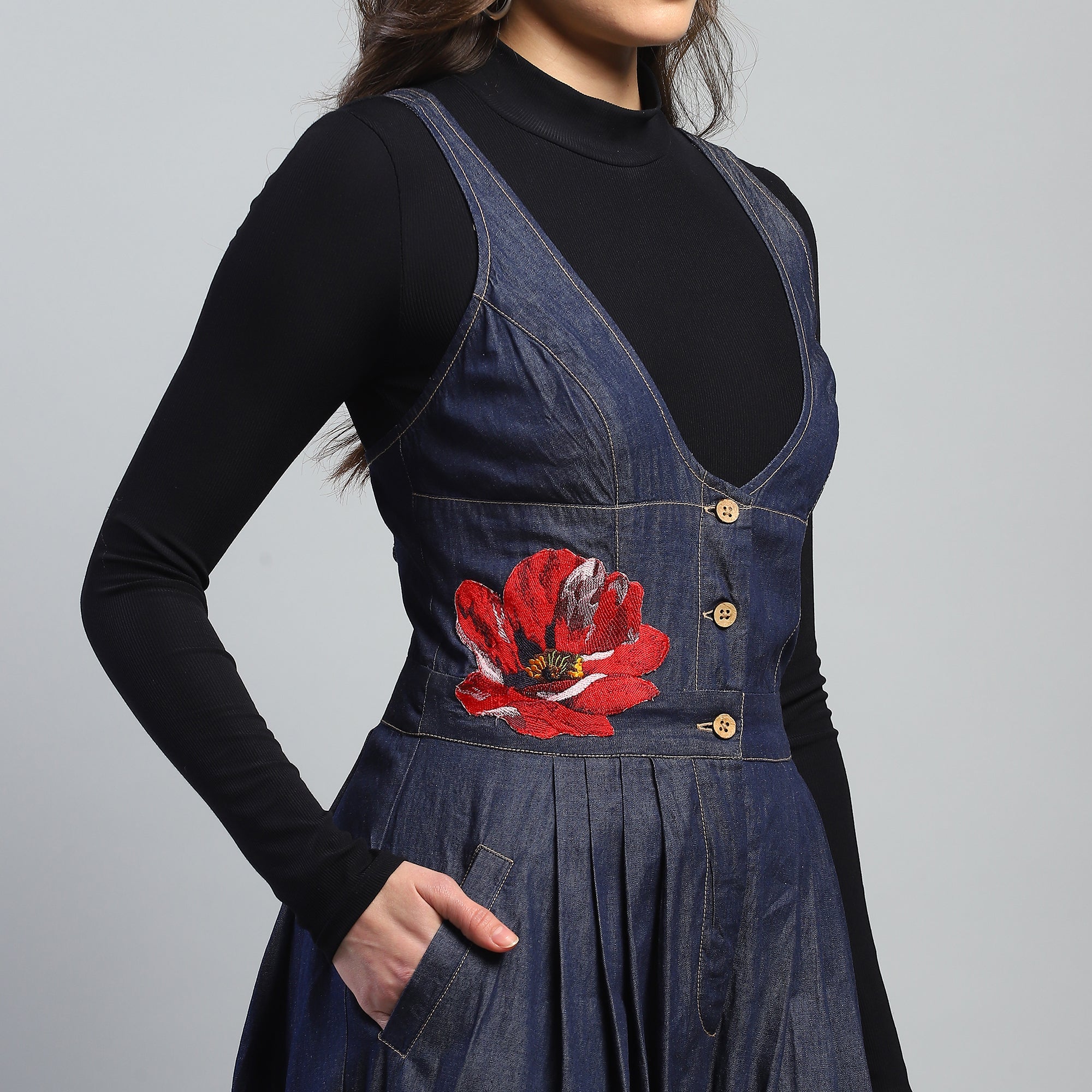 Indigo Bloom Jumpsuit