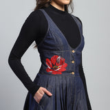 Indigo Bloom Jumpsuit