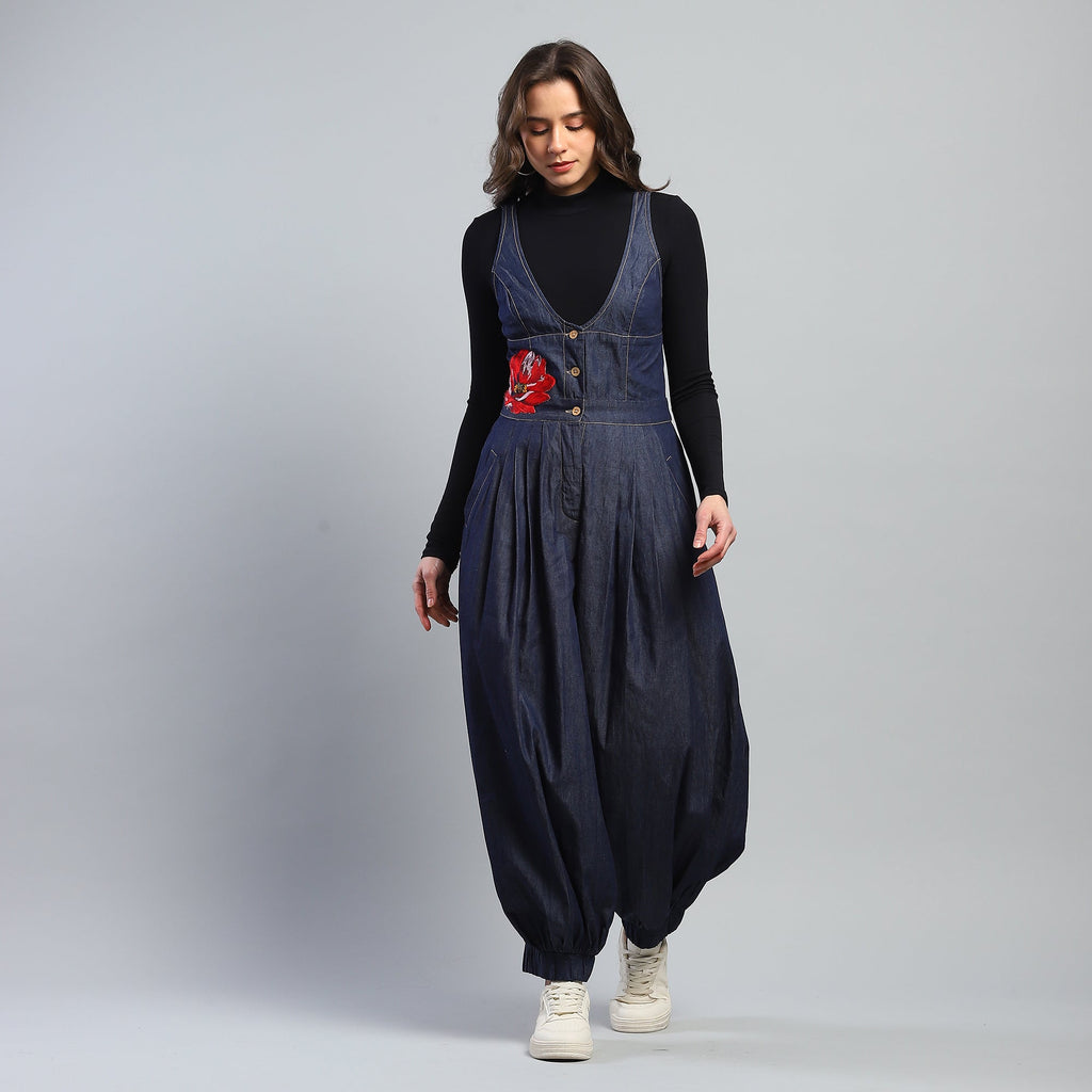 Indigo Bloom Jumpsuit